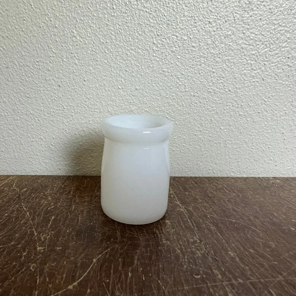 Vintage Milk Glass Tooth Pick Toothpick‎ match Holder